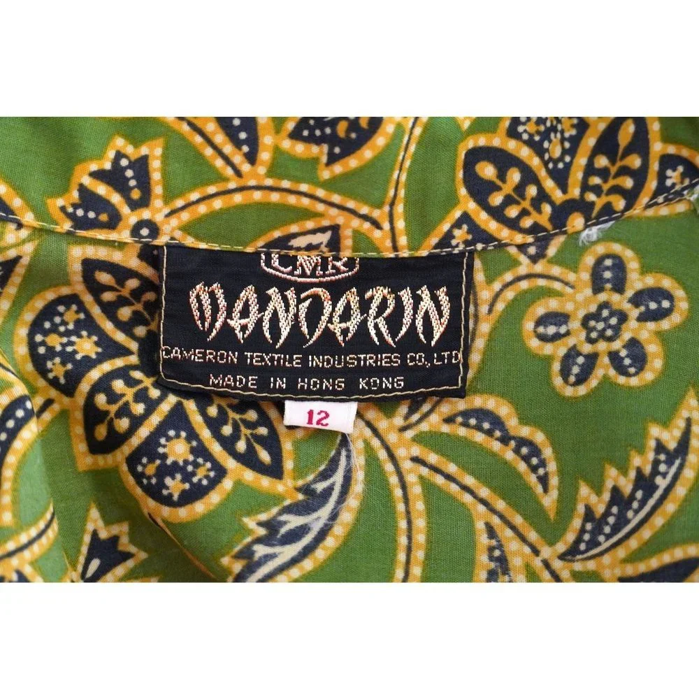 Batik Shirt Pants Set, Indonesian Oufit,‎ Ethnic Clothing, Made by Mandarin